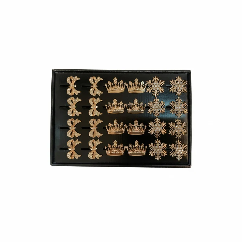 Porta tovaglioli in metello Oro 5x5xH,5cm | Mercury