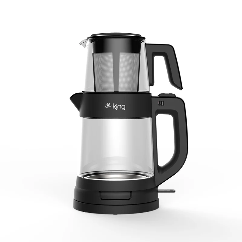 KCM330 TeaPro Cam Çay Makinesi-Siyah
