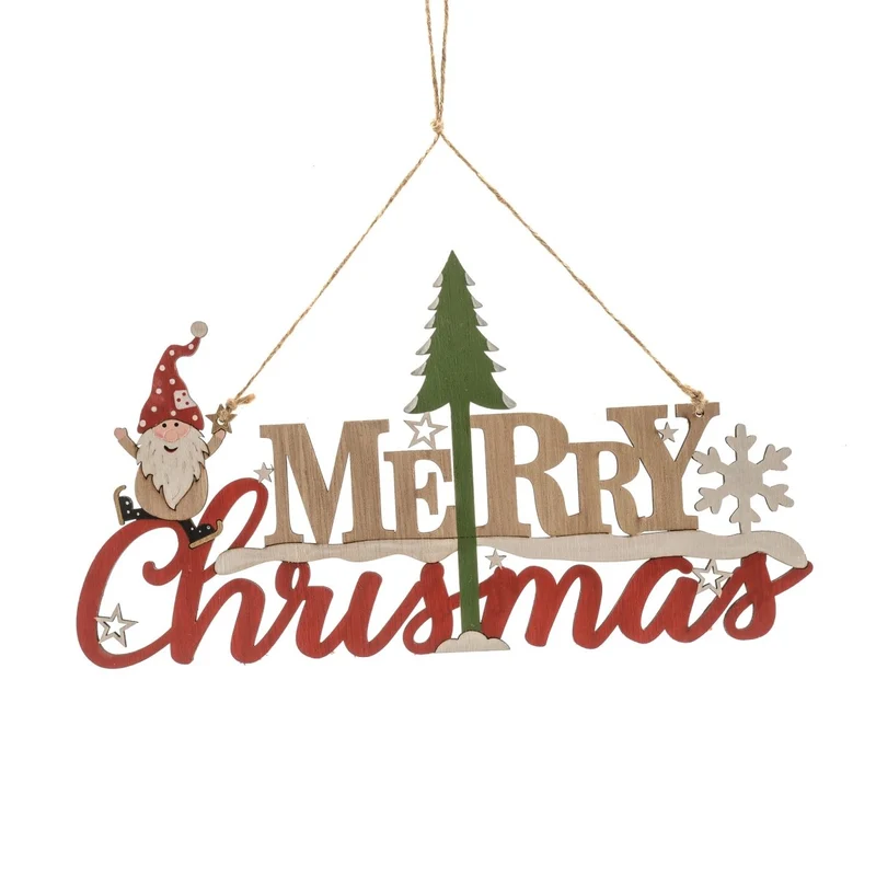 Dietroporta Merry Chritmas in legno | Mercury