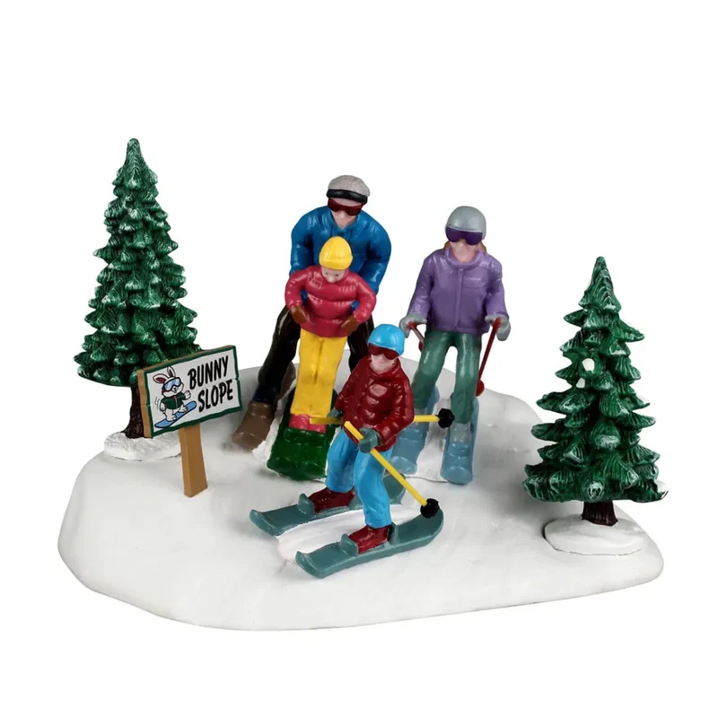 Paesaggio famiglia sugli sci | Lemax