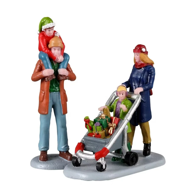 Soggetto shopping natalizio in famiglia | Lemax