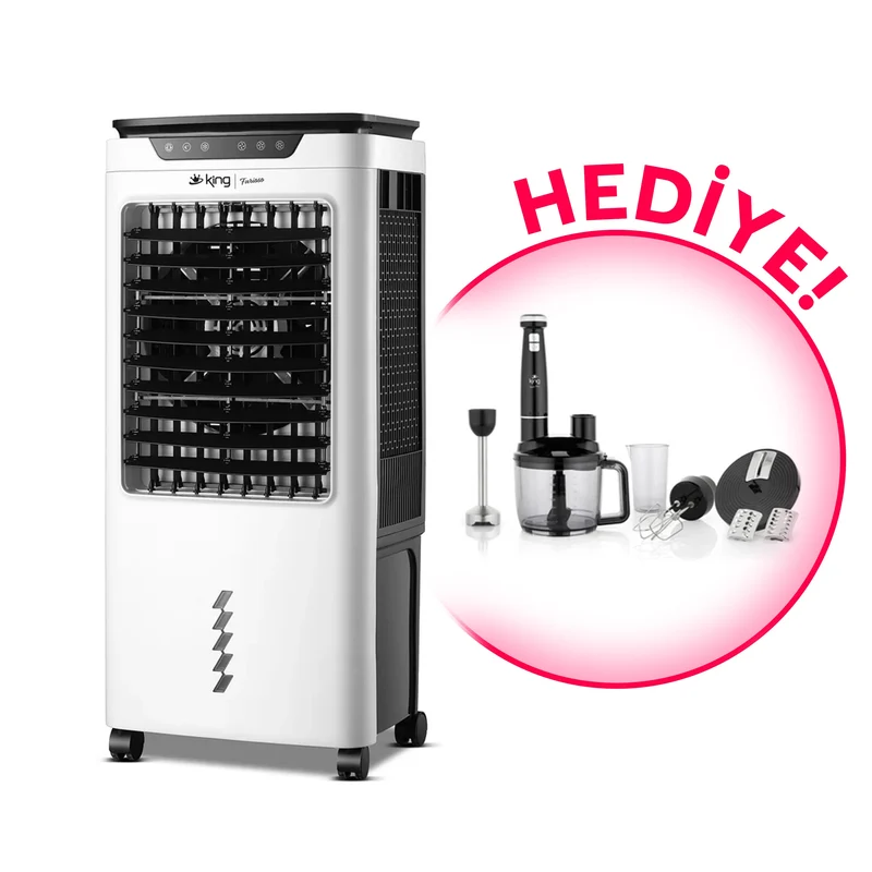 CN-KPS6102 Furioso Portatif Hava Soğutucu +HEDİYE KKB1073 Bodie Plus Komple Blender Set