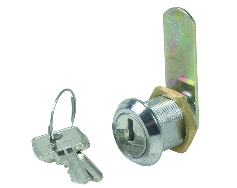 Cilindri a Leva per Armadietti 150 30 mm Finitura Cromata Ibfm 5 Pezzi