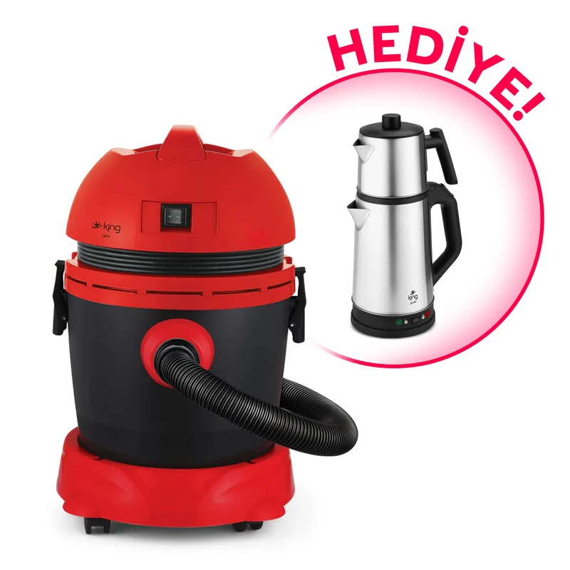 CN-K5101 Has Islak/Kuru Elektrikli Süpürge+HEDİYE K736 Arvella Çay Makinesi