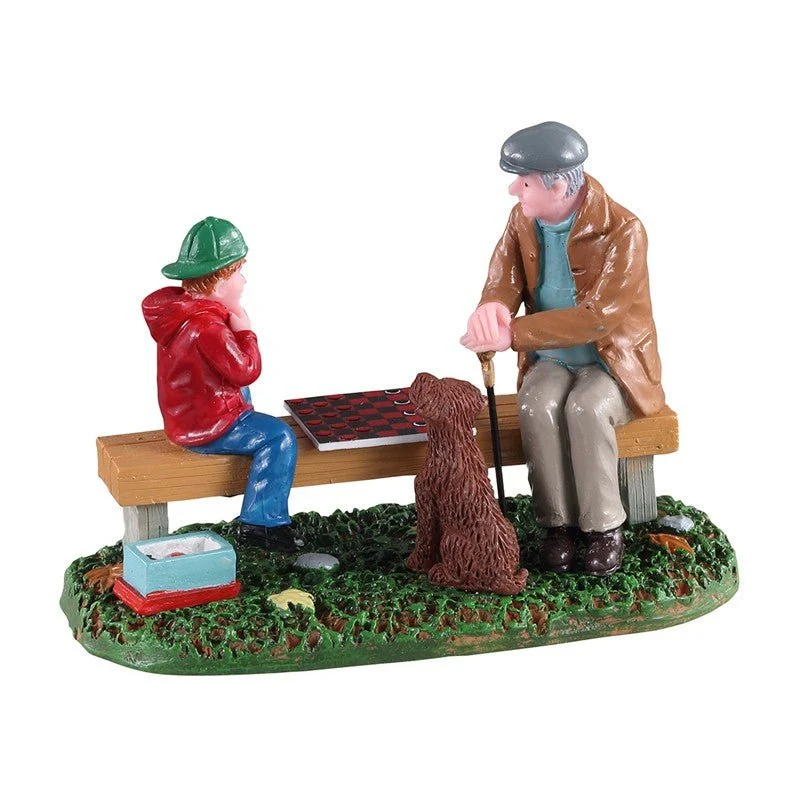 Soggetto giocando con il nonno | Lemax
