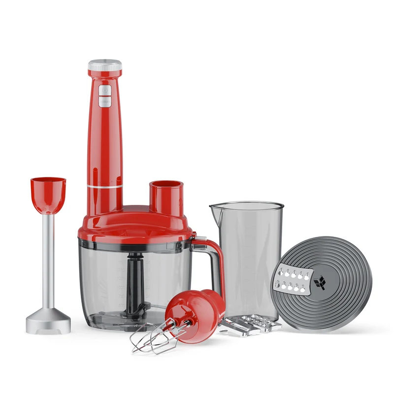 KKB973 Bodie Komple Blender Set - Kırmızı