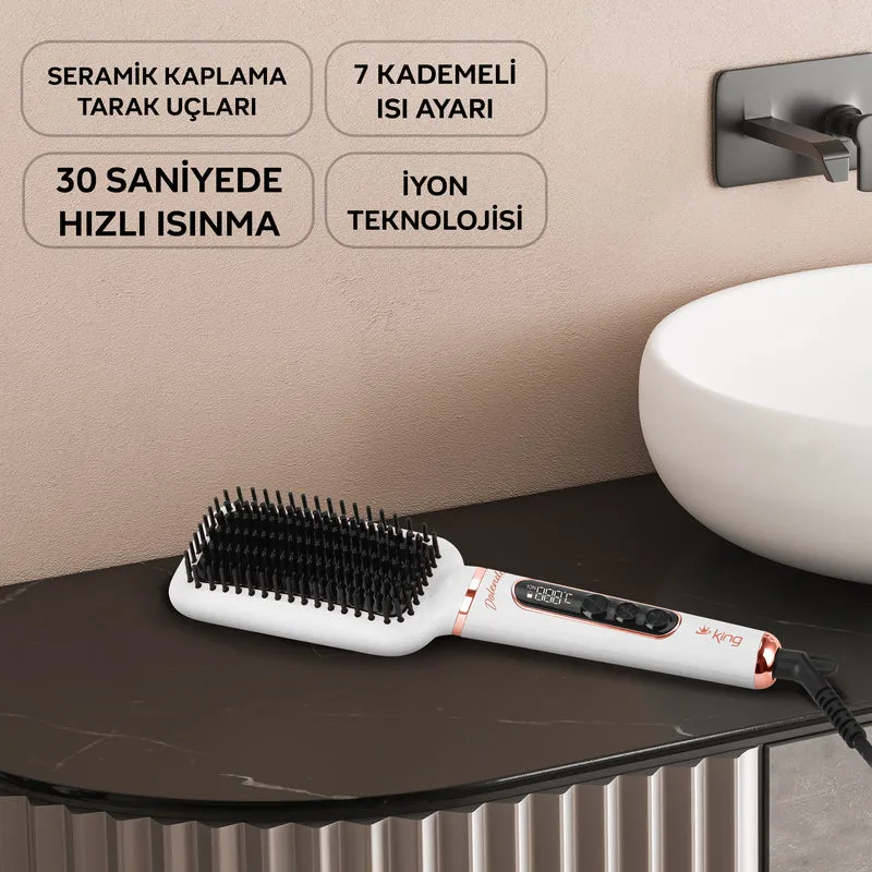 CN-KSS1202 Dolendo Saç Düzleştirici Fırça