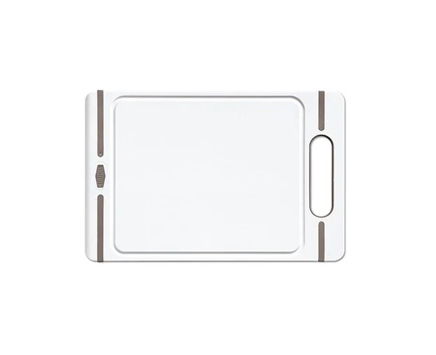 Tagliere pvc con manico bianco tortora mis. m 29 x 19 x 1 cm stefanplast