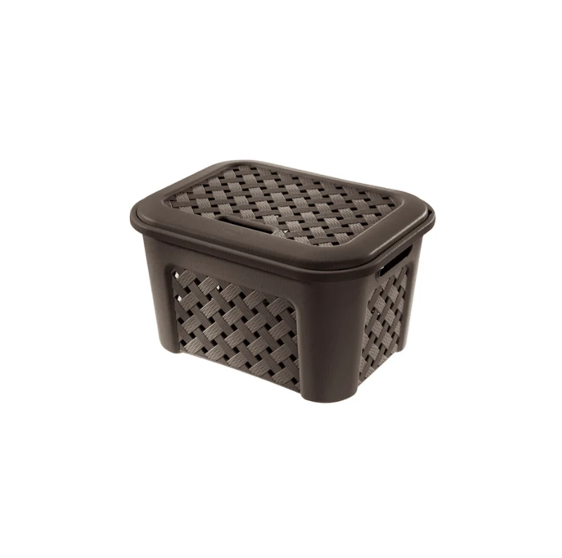 Cesto Portabiancheria Arianna con coperchio 25L