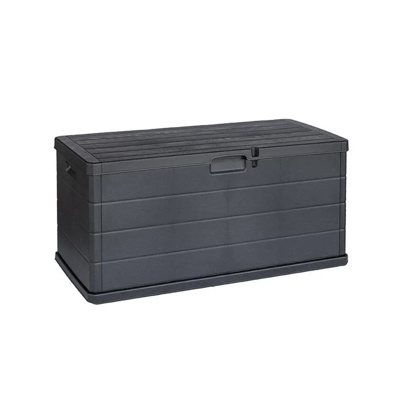 MAURY'S BAULE CASSAPANCA HARDWOOD 340 LT DA ESTERNO IN RESINA 118X59X57CM ANTRACITE ARTICOLO USATO