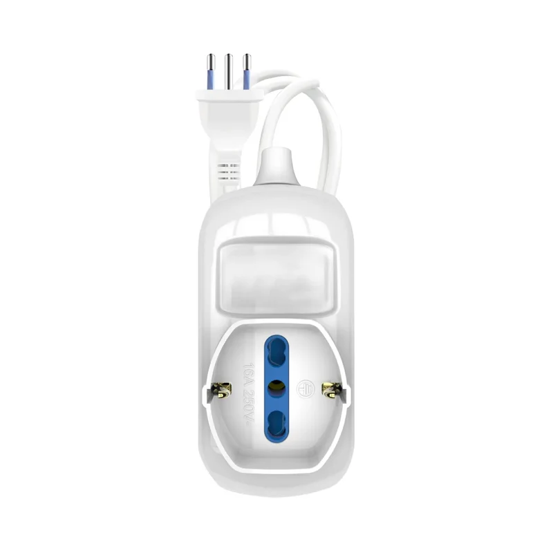 Enerwei Multipresa 3 Uscite Pluristandard | Cavo 1,5 m | Compatta e Potente