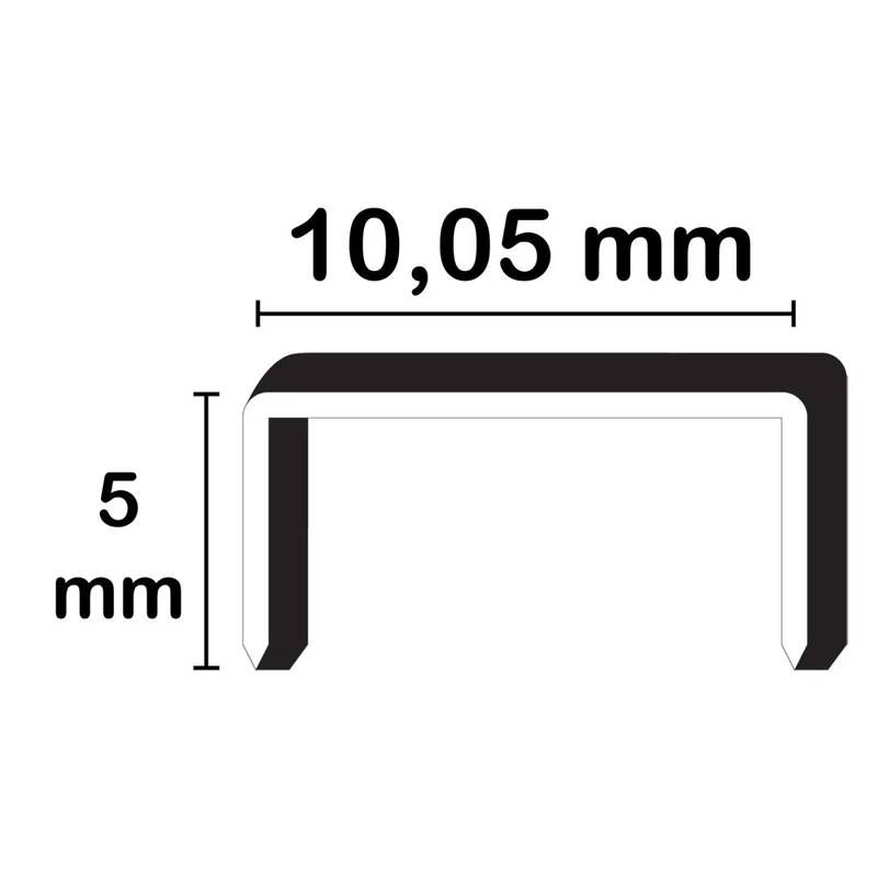 PUNTI PER FISSATRICE MECCANICA M. 105/13 cf. 5000 pz - ROMEO MAESTRI