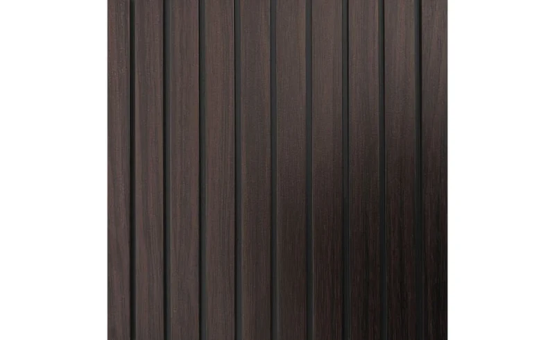 Set 10 Pannelli Decorativi effetto legno dogato in PVC H280x30x1cm | OX Zeroper