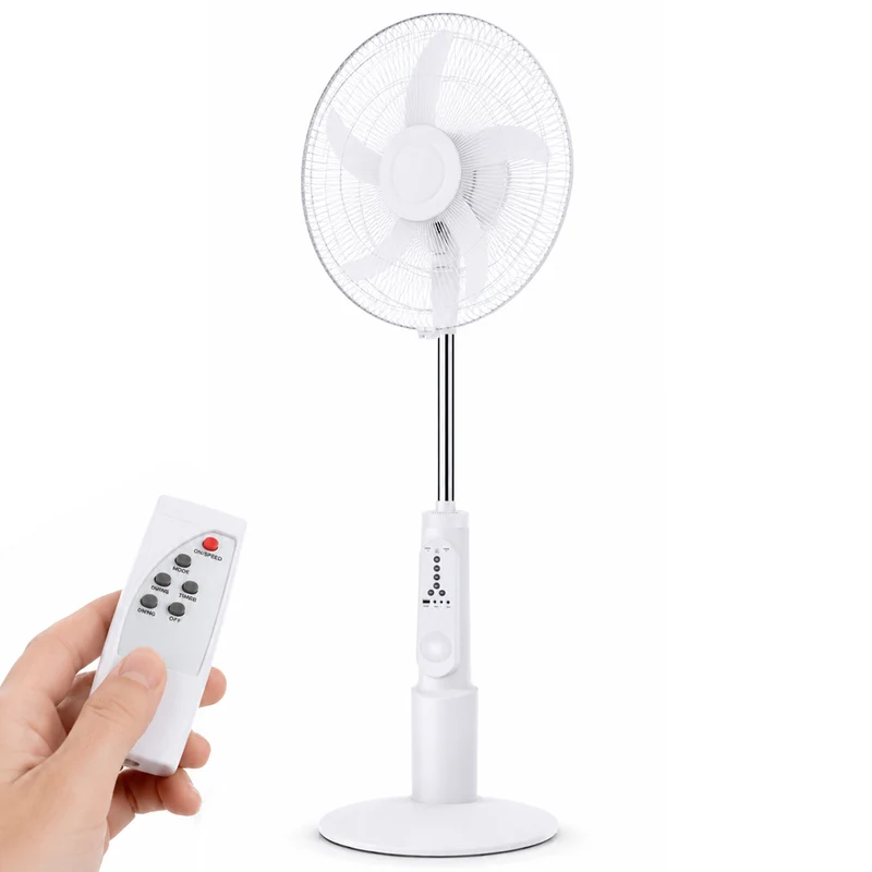Ventilatore da Terra 105cm Ricaricabile Diametro 40cm potenza 55W e Telecomando