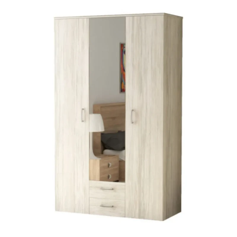Armadio 2 Ante 3 Cassetti con Specchio | ARREDARE