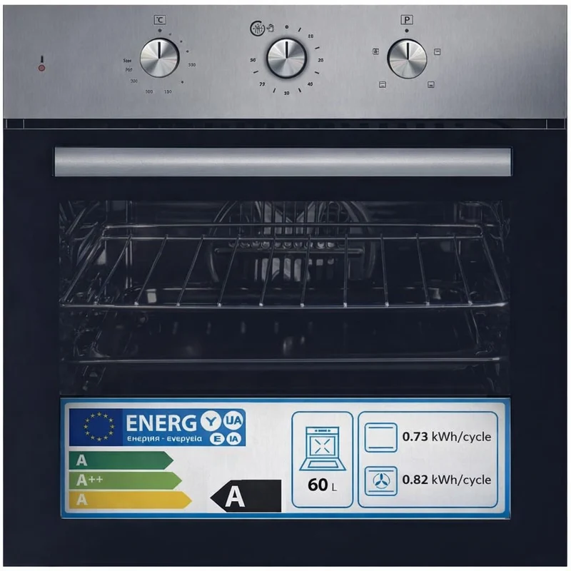 Forno Incasso STAYLUX 61 Litri 60cm Ventilato 4 Funzioni Inox B66-SF3 INOX