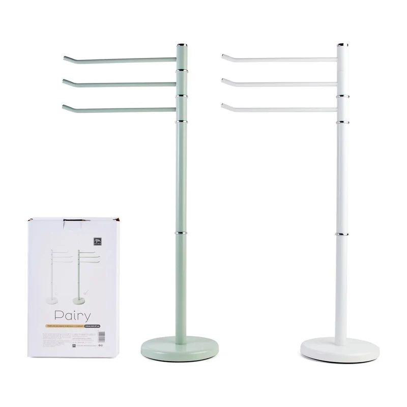 Porta asciugamani Pairy in metallo a tre posti H.87cm