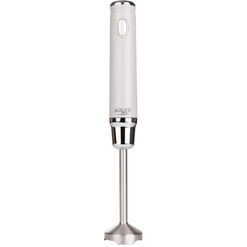 Frullatore ad Immersione 300W Lame e Gambo Acciaio Inox Tritautto Grigio