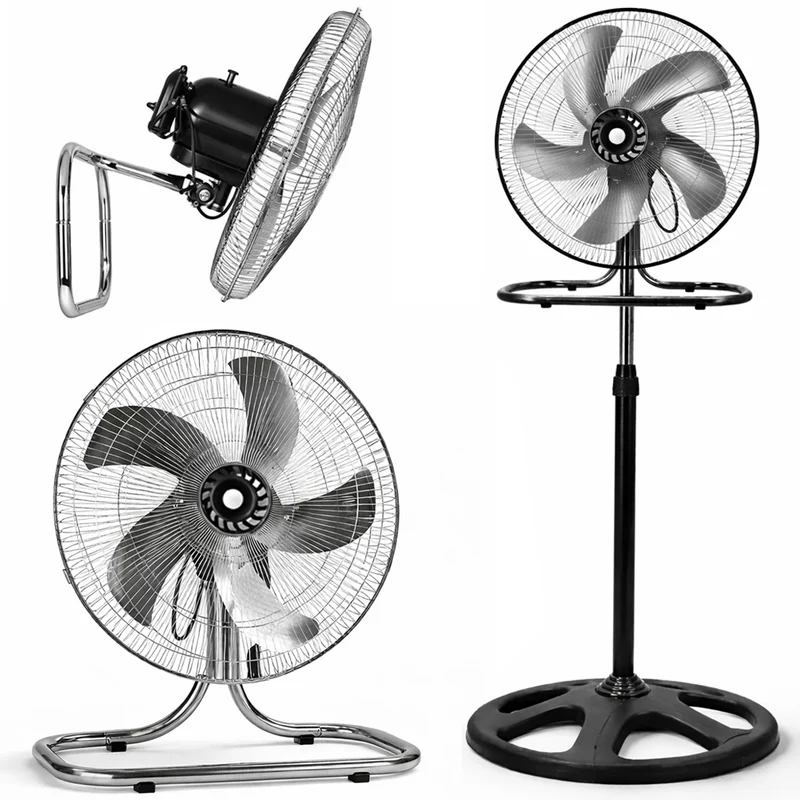 Ventilatore Manila 3in1 con Pale in Acciaio Testa Oscillante 3 Velocità 45x125cm