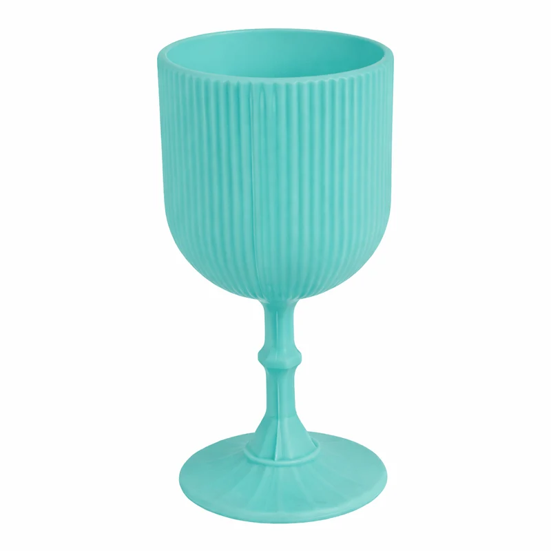 Vasetto decorativo turchese H17cm