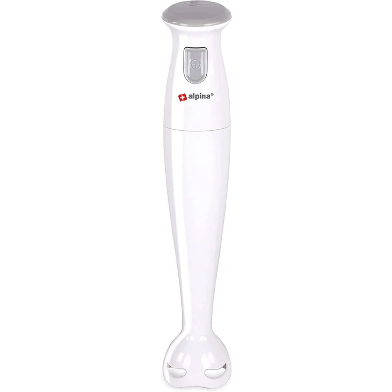 Frullatore a Immersione Mixer Tritatutto 150W Leggero Lame in Acciaio Ergonomico