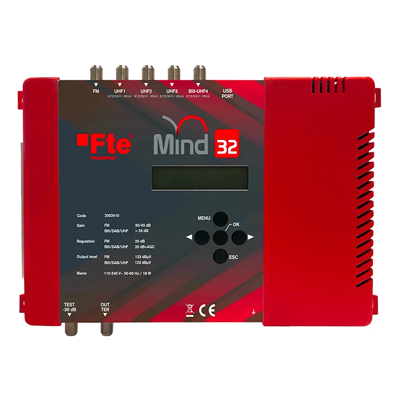 Centrale TV Programmabile 32 Filtri 5 Ingressi FTE – MIND32