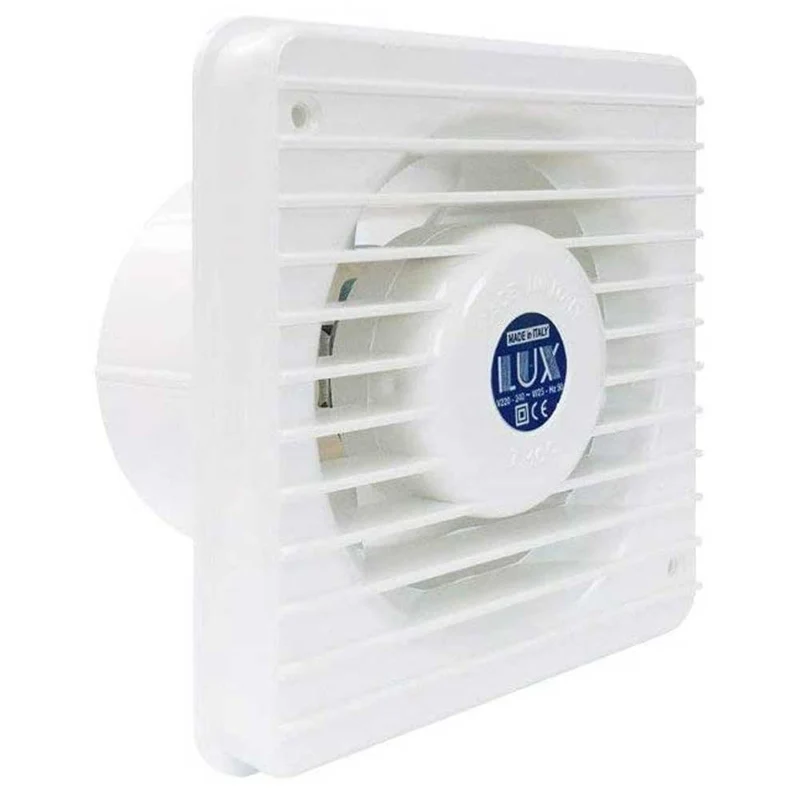 Aspiratore Aria Estrattore Assiale Parete Muro 100mm Odori Fumo Bagno Cucina WC
