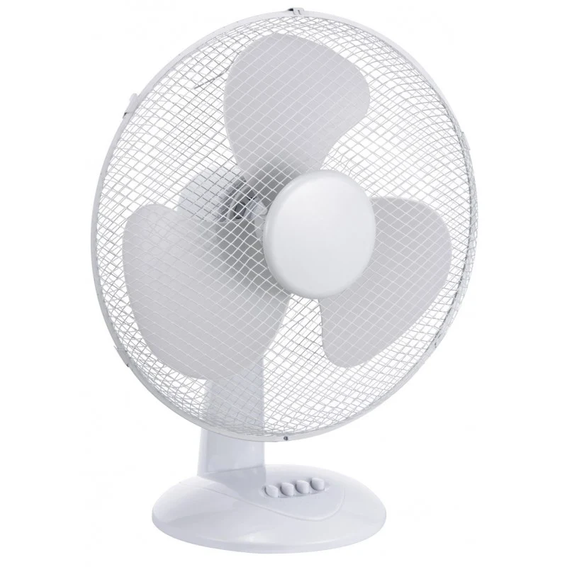 Ventilatore da Tavolo 3 Pale Bianco 40W Ø 40 cm | EFFE