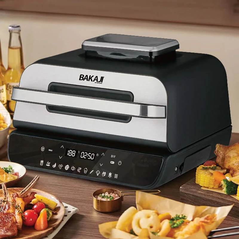 Fornetto Friggitrice ad Aria 6 Lt con Grill Bistecchiera 6 tipi di Cottura 1800W