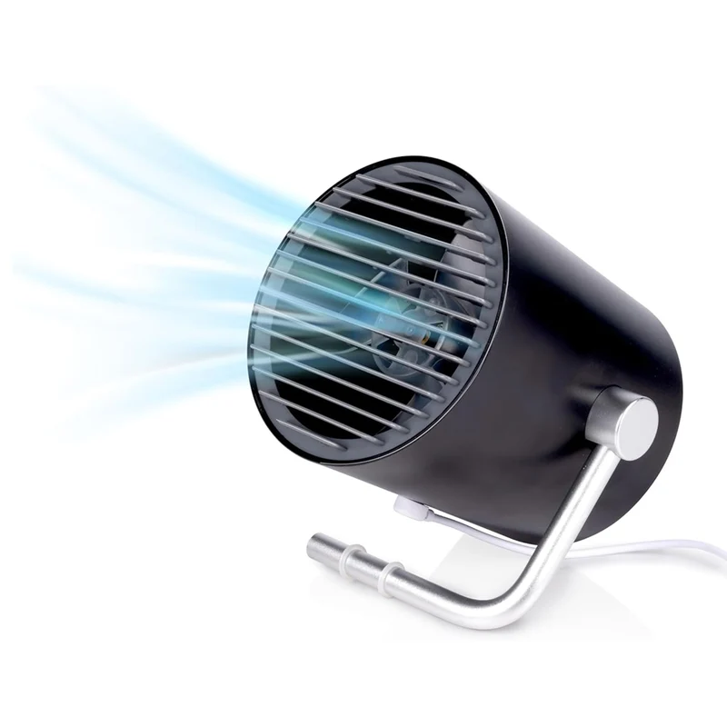 Mini Ventilatore USB da Tavolo Portatile 2 Velocità con 2 Velocità Potenza 1 W