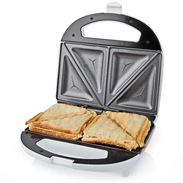 Piastra Elettrica Acciaio Antiaderente 750W Bistecchiera Toast e Sandwich Alpina