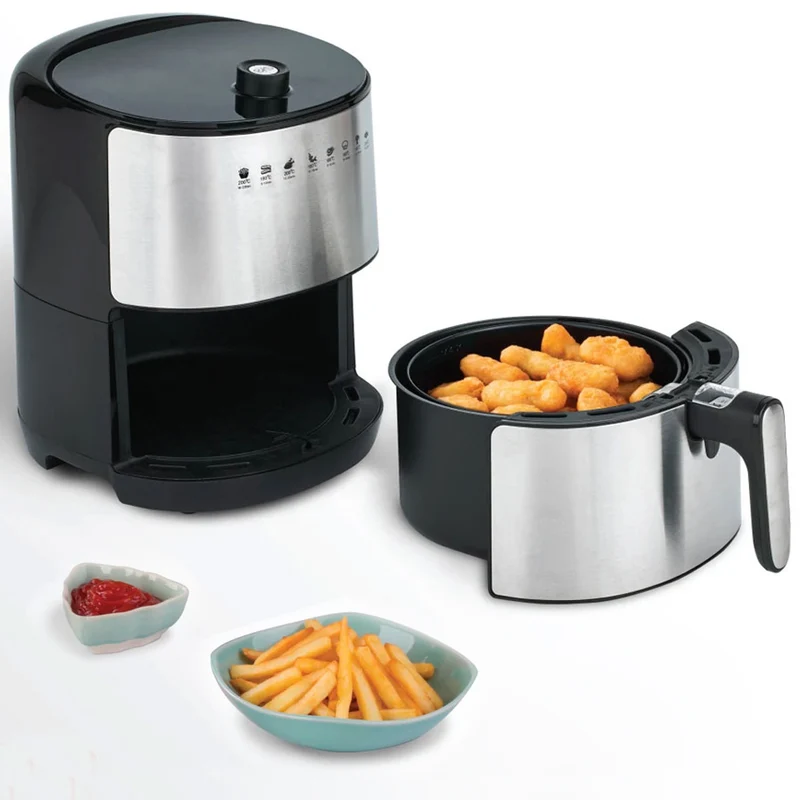 Friggitrice ad Aria Calda Golden Airfryer 3,2 LT AF 68 A Timer 60 Minuti 1500 W