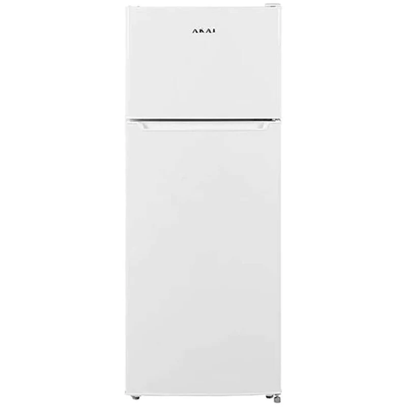 AKAI Frigorifero Freezer Frigo Congelatore 208 Litri Doppia Porta Colore Bianco