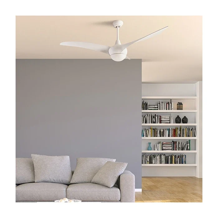 Ventilatore da Soffitto LEDS-C4 Helix Ø132cm con Luce LED 6W Motore DC – VE-0094-BLA