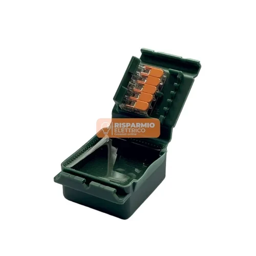 Raytech Superblock 5W – Giunto Gel Box IP68 per 5 Conduttori Fino a 4 mm²