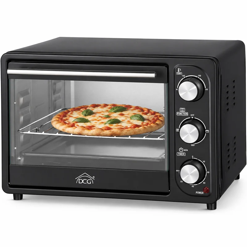 Forno Fornetto Elettrico 20Lt 1300 W Luce Interna Timer Termostato Regolabile